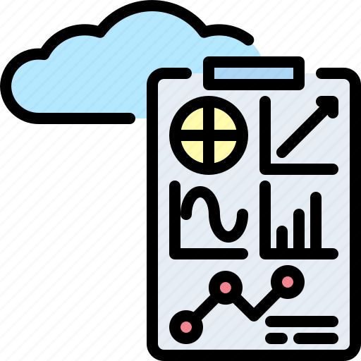 Chart, cloud, data, graph, report, statistics icon - Download on Iconfinder