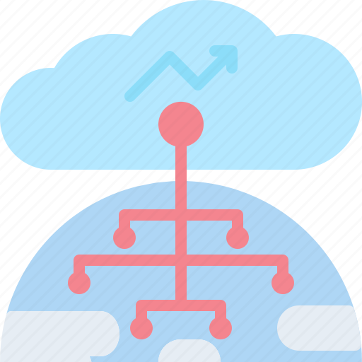 Cloud, connection, data, global, growth, servers icon - Download on Iconfinder