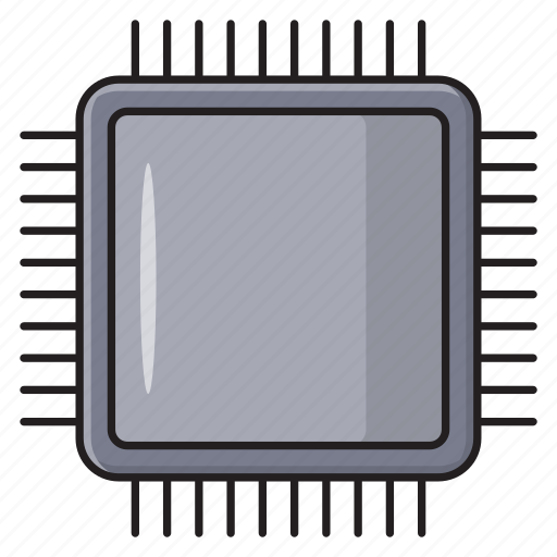Processor, chip, computer, hardware, cpu icon - Download on Iconfinder