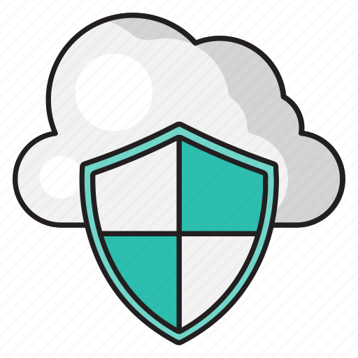Cloud, shield, security, database, server icon - Download on Iconfinder
