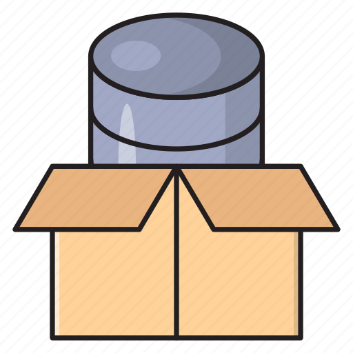 Storage, mainframe, parcel, database, server icon - Download on Iconfinder