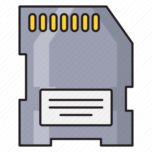 Chip, sd, memorycard, storage, micro icon - Download on Iconfinder