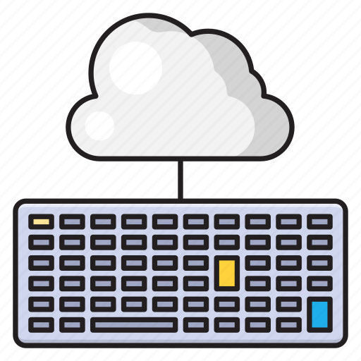 Online, computer, cloud, keyboard, database icon - Download on Iconfinder