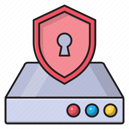 Security, database, shield, protection, server icon - Download on Iconfinder