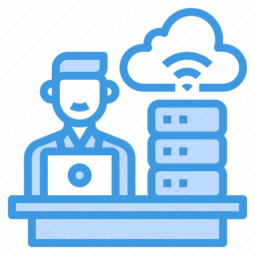 Cloud, admin, computer, server, management icon - Download on Iconfinder