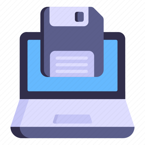 Floppy, laptop storage, disk storage, floppy disk, laptop disk icon - Download on Iconfinder