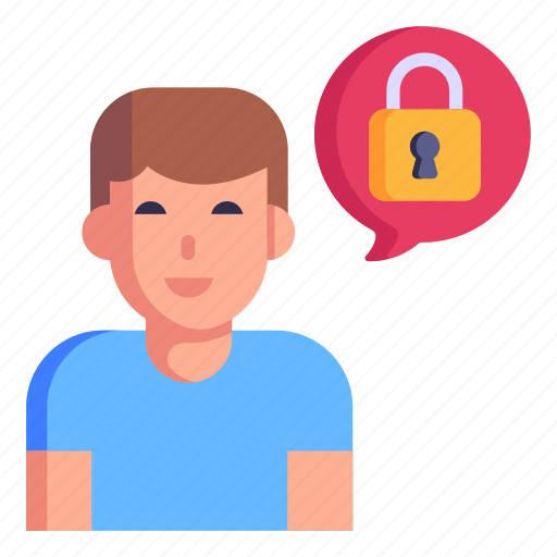 Secrecy, secure profile, user privacy, personal protection, profile protection icon - Download on Iconfinder