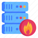 server fire, data destroy, database fire, burn data, datacenter
