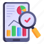 mobile analytics, online analysis, data search, business chart, descriptive data 