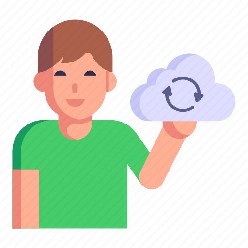 Cloud sync, cloud update, cloud backup, cloud hosting, cloud manager icon - Download on Iconfinder