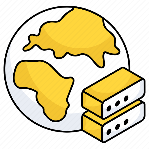 Global server, dataserver, database, db icon - Download on Iconfinder