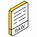 raw paper, document, doc, archive, file
