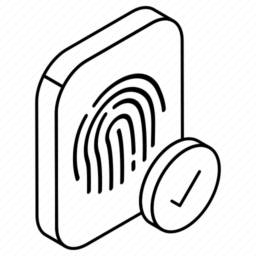 Fingerprint, thumbprint, access, biometry, verified fingerprint icon - Download on Iconfinder