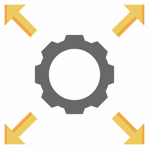Setting, gear, possibility, opportunity, arrows icon - Download on Iconfinder