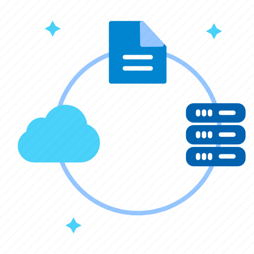 Bigdata, cloud database, cloud server, data center, data server, hosting server, network icon - Download on Iconfinder