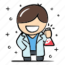chemist, chemistry, doctor, laborant, science, scientist, test tube 