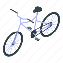 bicycle, cartoon, frame, isometric, logo, retro, sport