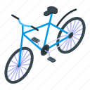 abstract, bicycle, blue, cartoon, christmas, isometric, ride
