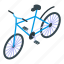 abstract, bicycle, blue, cartoon, christmas, isometric, ride 
