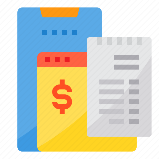 Bill, business, invoice, money, online, payment, receipt icon - Download on Iconfinder