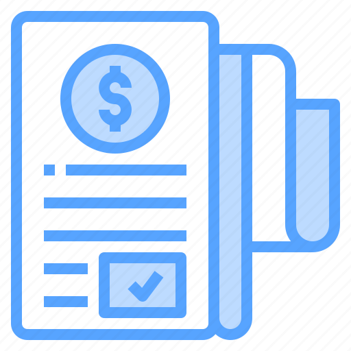 Contract, bill, document, papers, money icon - Download on Iconfinder