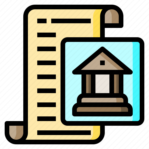 Bill, bank, financial, document, contract icon - Download on Iconfinder