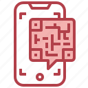 barcode, commerce, and, shopping, quick, response, code, qr, electronics