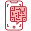 barcode, commerce, and, shopping, quick, response, code, qr, electronics 