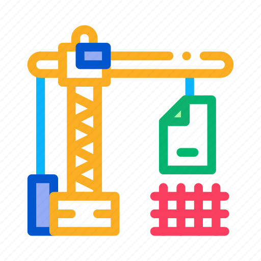 Bim, construction, crane, document, information, modeling, plan icon - Download on Iconfinder