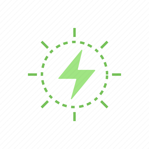 Electricity, energy, green, storm icon - Download on Iconfinder
