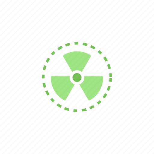 Atomic, central, green, radiation icon - Download on Iconfinder