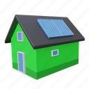 solar house, solar, house, home, ecology, energy, power 