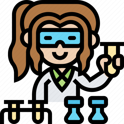 Researcher, intelligence, laboratory, chemistry, experiment icon - Download on Iconfinder