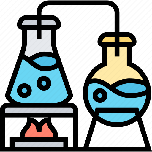 Test, substance, chemistry, flasks, boiling icon - Download on Iconfinder