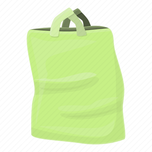 Biodegradable, plastic, green, bag icon - Download on Iconfinder