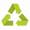 biodegradable, plastic, triangle, environment