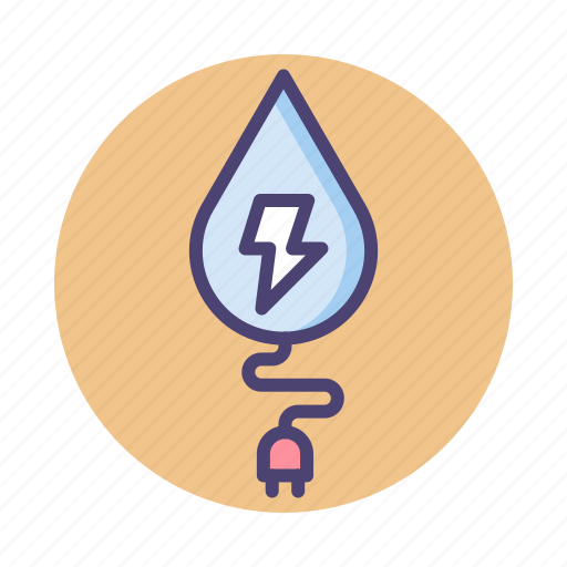 Energy, hydro power, hydroelectric, water, water energy icon - Download on Iconfinder