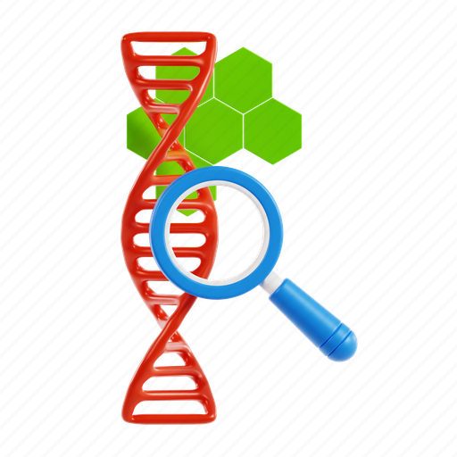 Genetics, science, medicine, biotechnology, biology, dna, research 3D illustration - Download on Iconfinder