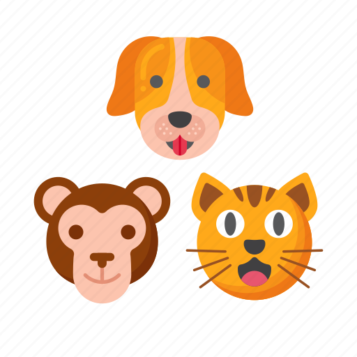 Warm, blooded, animal, dog, monkey, cats icon - Download on Iconfinder