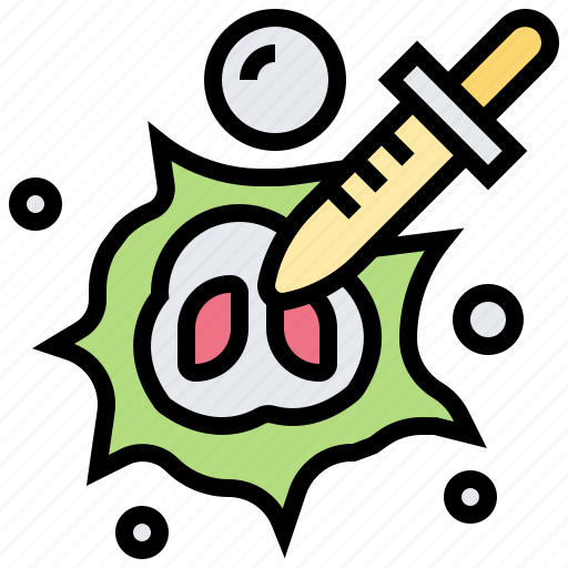 Cell, dropper, laboratory, reaction, test icon - Download on Iconfinder