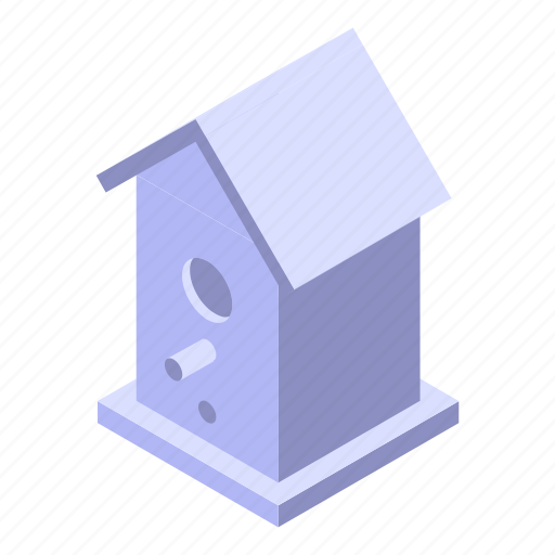 Bird, cartoon, flower, house, isometric, spring, tree icon - Download on Iconfinder