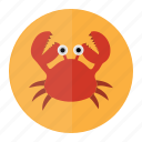 crab, cancer, restorent, sea, seafood