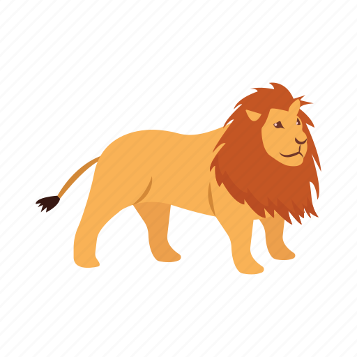 Lion, animal, jungle, forest, predator icon - Download on Iconfinder