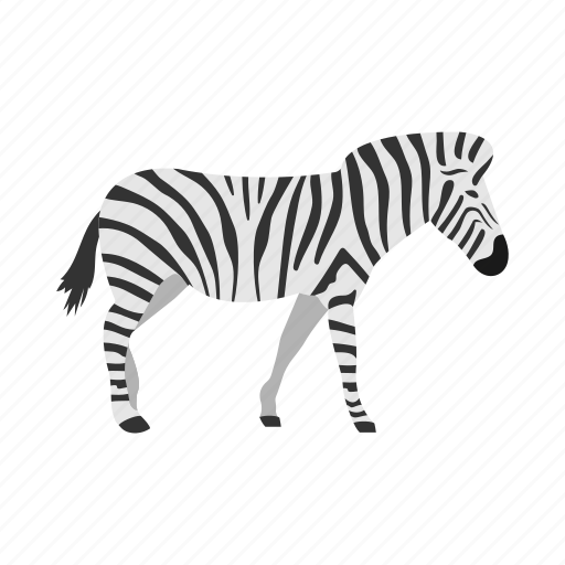 Zebra, africa, safari, wildlife, zoo icon - Download on Iconfinder