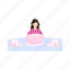 cake, birthday, party, celebration, girl 