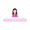 female, birthday, cake, candles, party