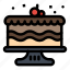 birthday, cake, food, party 