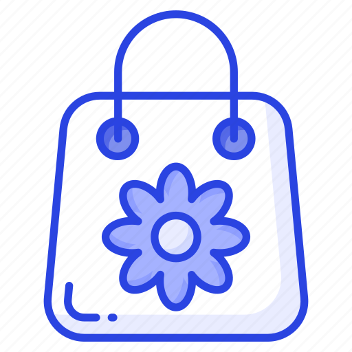 Gift, bag, shopping, favorite, handbag, flower, love icon - Download on Iconfinder