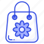 gift, bag, shopping, favorite, handbag, flower, love 