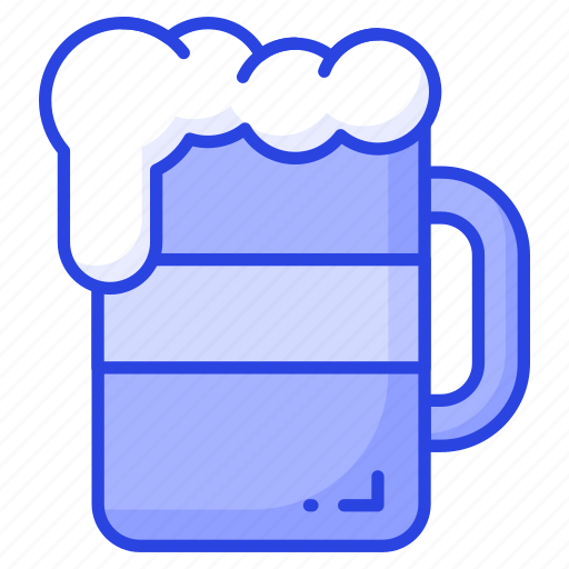 Mug, beer, champagne, alcohol, cheers, foam, bubble icon - Download on Iconfinder
